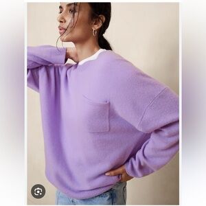 Banana Republic CARO OVERSIZED LIGHTWEIGHT CASHMERE SWEATER